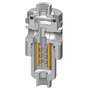 Teflonowa obudowa membran PTFE z elementem filtrującym – Seria FM (zintegrowana)