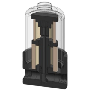 Poliamidowa obudowa z dwoma filtrami – Seria NNS