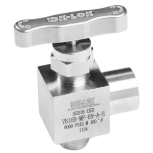 Zawory iglicowe korpus z pręta – Seria VB16