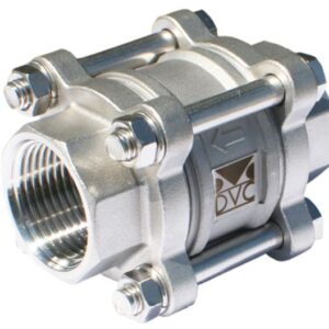 Seria 380 zawór zwrotny stal kwasoodporna FDA