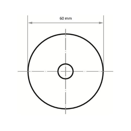 Tarcze ścierne uniwersalne PSH Ø 60 mm tlenek glinu ziarnistość 60 - obrazek 4