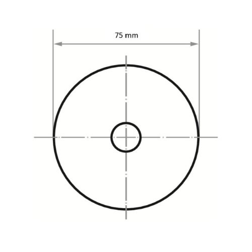 Tarcze ścierne uniwersalne PSH Ø 75 mm tlenek glinu ziarnistość 120 - obrazek 5