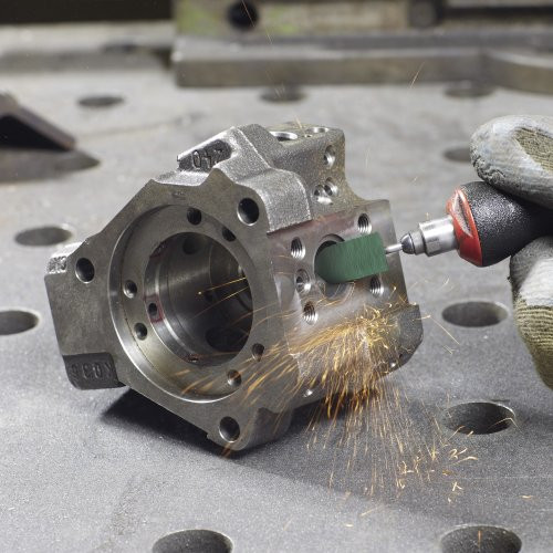 SKKES uniwersalna nasadka ścierna kulista 5×15 mm specjalny tlenek glinu ziarnistość 320 - obrazek 6