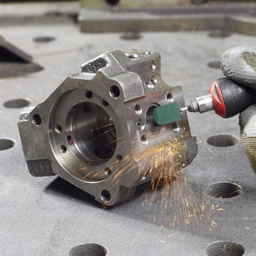 Głowica ścierna walcowa z zaokrąglonym czubkiem SKWR 5×11 mm z ziarnem ceramicznym 80 - obrazek 5