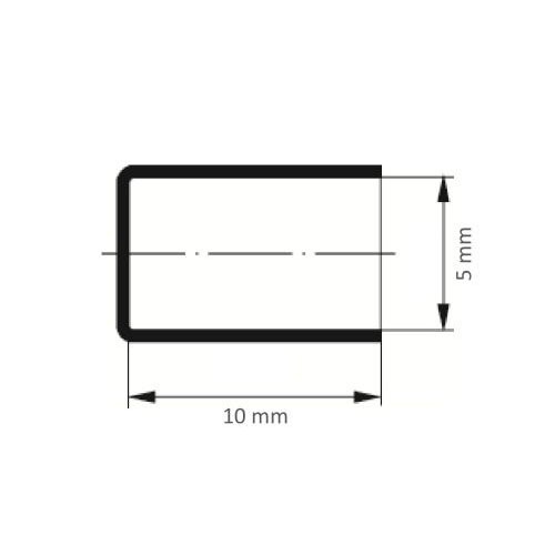 Uniwersalna tulejka ścierna cylindryczna SKZYS 5×10 mm tlenek glinu ziarnistość 80 - obrazek 5