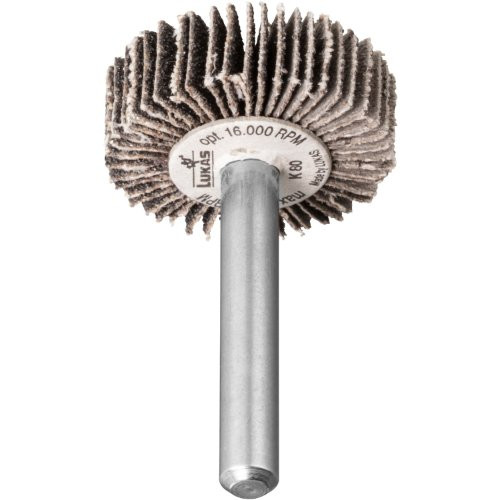 Tarcza listkowa SFC montowana do aluminium/drewna 30×10 mm trzon 6 mm, węglik krzemu ziarnistość 80 - obrazek 2