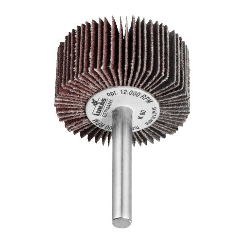 Uniwersalne tarczowe ściernice listkowe SFL 30×10 mm trzonek 3 mm tlenek glinu ziarnistość 60 - obrazek 3