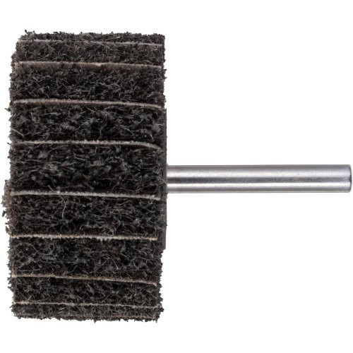 Uniwersalne zamontowane koło listkowe SFM do stali nierdzewnej 80×50 40 mm ziarno krzemionkowy 180/150