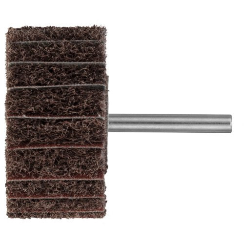 Uniwersalny szczotka listkowa montowana SFM 50×20 mm trzpień 6 mm tlenek glinu ziarnistość 100/80