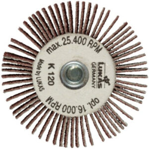 tarcza listkowa montowana z gwintem M4 SFI uniwersalna 30×5 mm | ziarnistość tlenek glinu 120