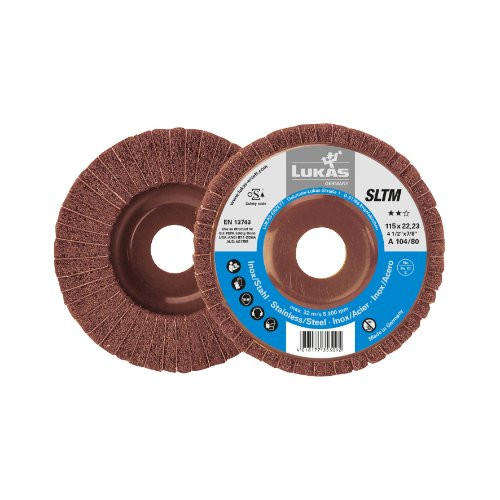 Tarcza listkowa uniwersalna SLTM Ø 115 mm ziarno cyrkonowo-aluminiowe 100/80 | płaska