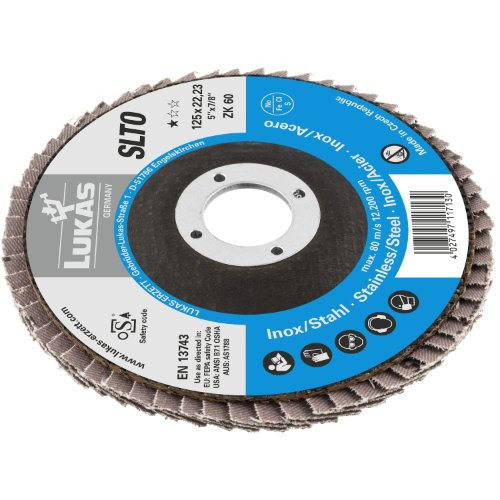 Tarcza listkowa uniwersalna SLTO Ø 178 mm ziarno 120 | prosta (tlenek cyrkonu) - obrazek 2