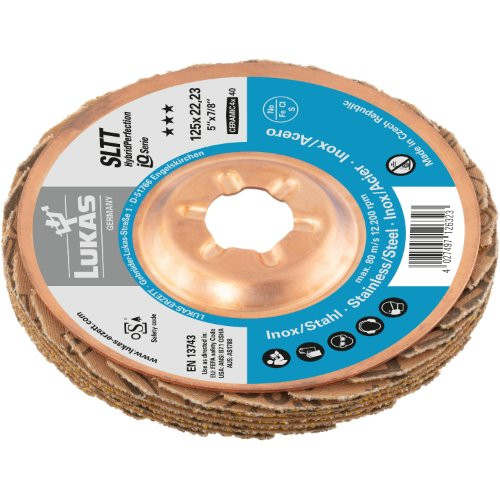 Tarcza listkowa uniwersalna SLTT HybridPerfection Ø 115 mm ceramiczna 4x ziarnistość 60 | płaska - obrazek 2