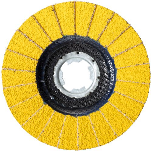 Tarcza listkowa V2 POWER Ø 125 mm z ziarnem ceramicznym 60 | do szlifierki kątowej X‑Lock | płaska - obrazek 4