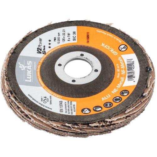 Tarcza listkowa uniwersalna V2 Power Ø 178 mm ziarnistość 36 węglik krzemu | płaska - obrazek 2