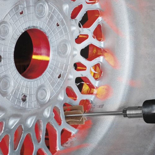 Uniwersalne miniotoczkowe kółko listkowe MFS 25×30 mm trzpień 6×40 mm - obrazek 5