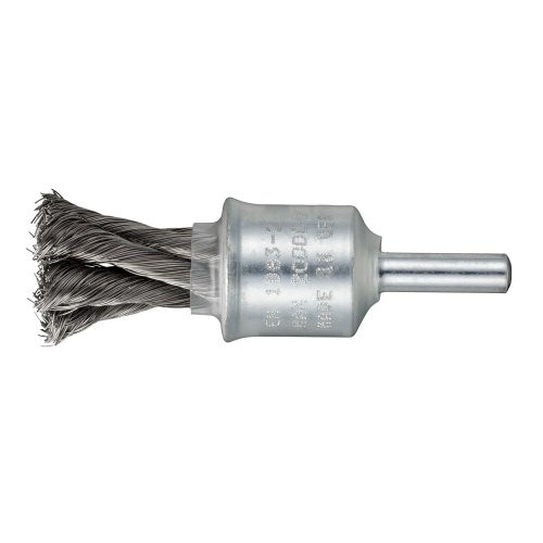 Szczotka trzpieniowa BPVZ uniwersalna do stali nierdzewnej 20×29 mm do szlifierki kątowej, wiązana