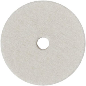 Tarcza polerska P3S1 50×10 mm, trzpień 6 mm, filc do pasty polerskiej