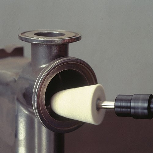 Głowica walcowo-okrągła P3KE 16×20 mm trzpień 6 mm filc do past polerskich - obrazek 5