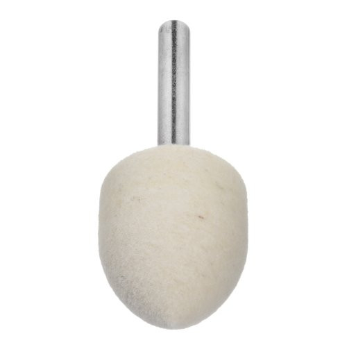 Grot stożkowy P3SP montowany na drzewcu 12×20 mm trzpień 6 mm filc do past polerskich - obrazek 3