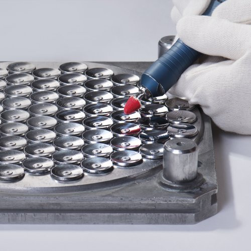 Grot stożkowy P3SP montowany na drzewcu 12×20 mm trzpień 6 mm filc do past polerskich - obrazek 6