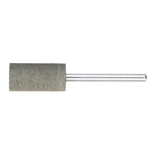 P6ZY cylindryczny trzpieniowy gumowy punkt drobny 10×10 mm trzonek 3 mm węglik krzemu ziarnistość 240