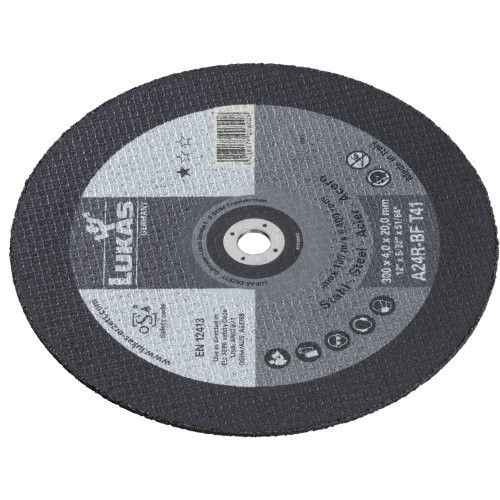 Tarcza tnąca T41 do stali 300×4 mm prosta | do przecinarki spalinowej | A24R-BF - obrazek 2