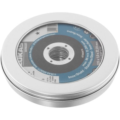 Tarcze do cięcia w pudełkach T41 do stali nierdzewnej 125×1 mm proste | do szlifierki kątowej | A60S-BF - obrazek 2