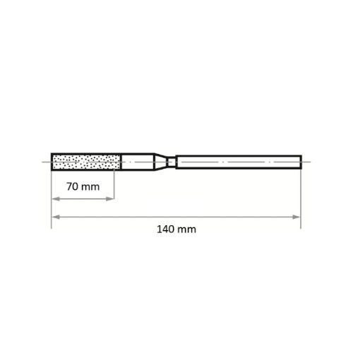 Pilnik diamentowy DF 3142 | przekrój 3,5 mm | ziarnistość D 91 - obrazek 4