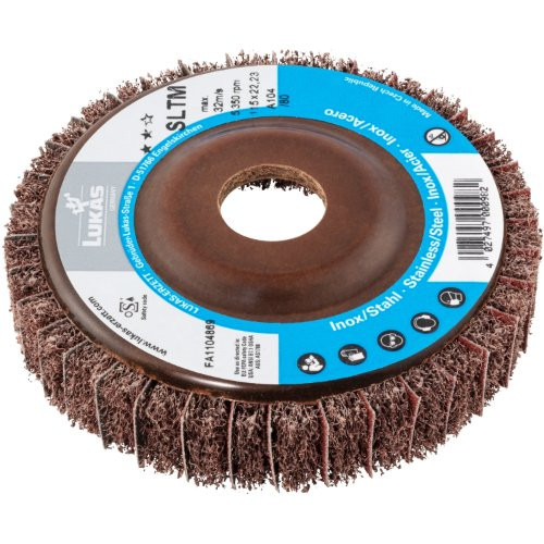 Tarcza listkowa uniwersalna SLTM Ø 115 mm tlenek glinu ziarnistość 280/240 | płaska - obrazek 2