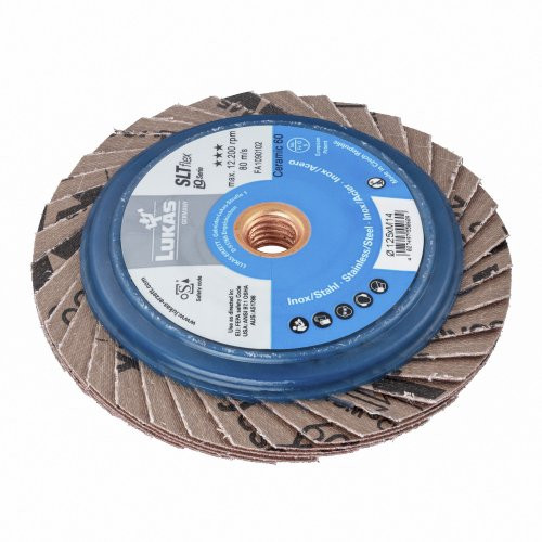 Tarcza listkowa SLTflex uniwersalna Ø 125 mm Ceramic ziarno 60 płaska - obrazek 3