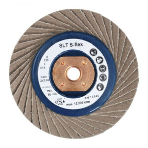 Tarcza listkowa SLTs-flex uniwersalna Ø 125 mm cyrkonian ziarno 60 płaska