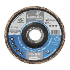 Tarcza lamelkowa V2 POWER uniwersalna Ø 125 mm Ceramic ziarno 60 skośna