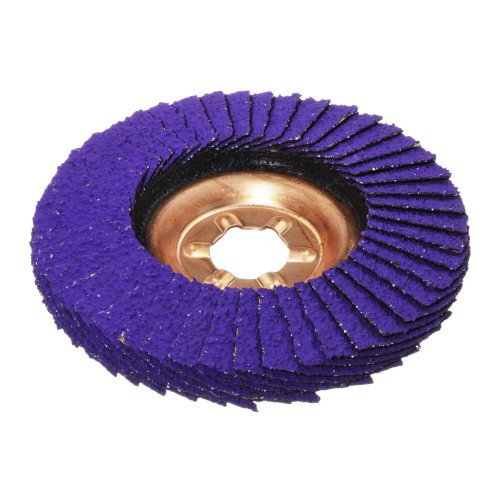 Tarcza listkowa V4 PURPLE-POWER uniwersalna Ø 125 mm Ceramiczne ziarnо 36 skośna - obrazek 2