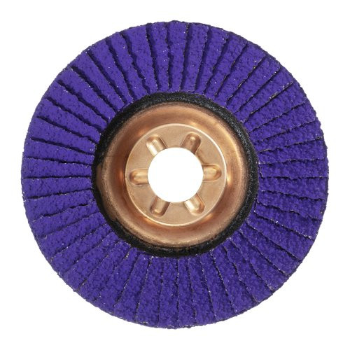 Tarcza listkowa V4 PURPLE-POWER uniwersalna Ø 125 mm Ceramiczne ziarnо 36 skośna - obrazek 3