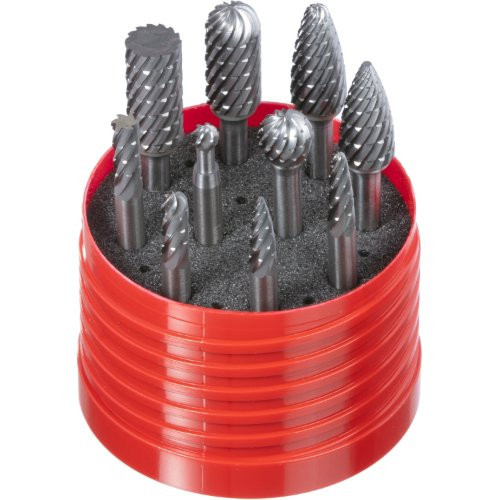 Zestaw frezów F3 10 części trzpień mm chwyt 6 mm | skok 3