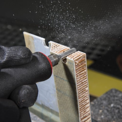 HFAS walcowy frez do tworzyw 6×25 mm trzonek 6 mm | frez czołowy z zębami Composite Coarse - obrazek 6