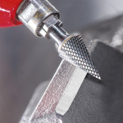 HFAS walcowy frez do stali hartowanej 12×25 mm trzon 6 mm | uzębienie czołowe ZF2 - obrazek 6