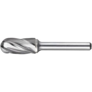 Frezy cylindryczne HFC z zaokrąglonym czubkiem do aluminium 16×25 mm, trzonek 6 mm | cięcie 9