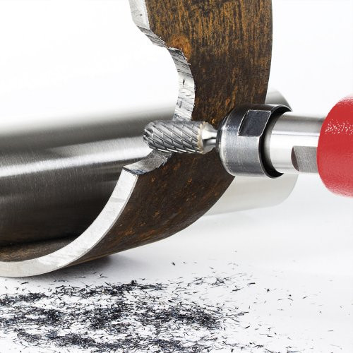 Frezy walcowe z okrągłym czubkiem HFC do stali nierdzewnej/stali 10×20 mm uchwyt 6 mm | Z42 - obrazek 6