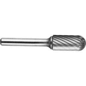 Grot cylindryczny zaokrąglony do materiałów odlewniczych/drewna 12×25 mm trzpień 6 mm | nacięcie 2