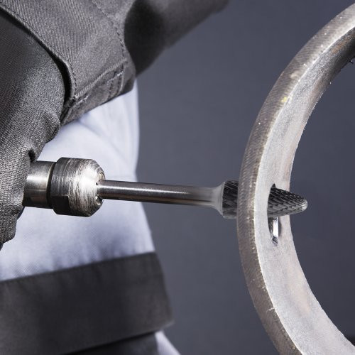 HFF uniwersalny okrągły frez do metalu 12×25 mm trzonek 6 mm | cięcie ZX | długi trzonek - obrazek 6