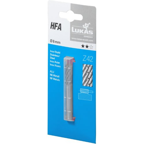 Frezy trzpieniowe HFG do stali nierdzewnej/stali 8×20 mm trzpień 6 mm | ostrze Z42 | sprzedaż detaliczna - obrazek 2
