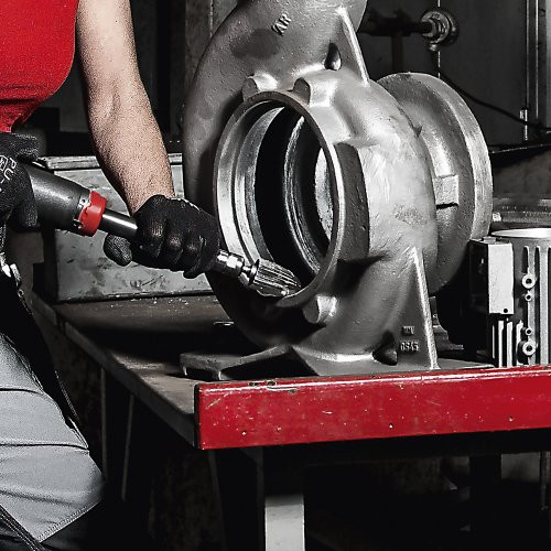 Grotowany frez trzpieniowy HFG do materiałów odlewniczych 10×20 mm, trzpień 6 mm | do odlewów - obrazek 6