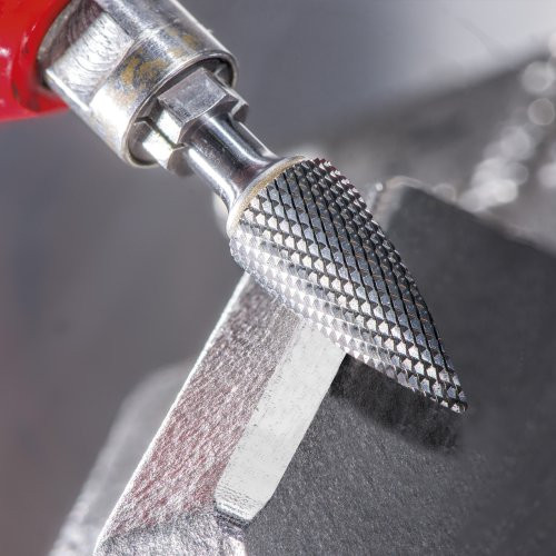 Grotowy frez drzewkowy HFG do stali hartowanej trzpień 6 mm 12×30 mm | zębienie ZF1 - obrazek 6