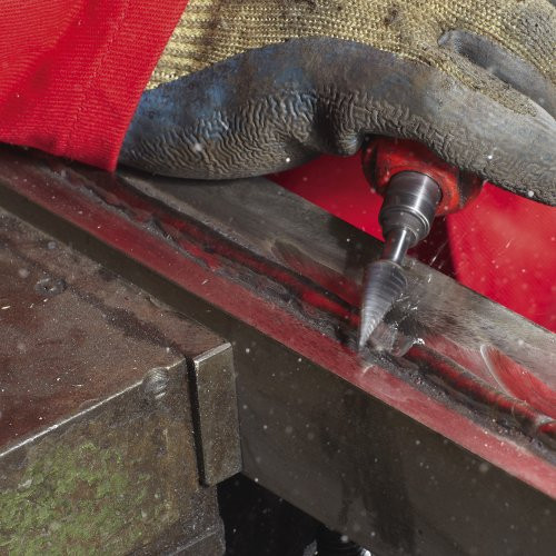 Grotowy frez HFM uniwersalny stożkowy 12×25 mm trzonek 1/4" - obrazek 6