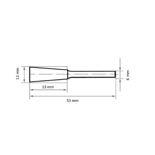 Grot HSS MFNS specjalny kształt do stali nierdzewnej/stali 12×13 mm trzpień 6 mm | cięcie 3 - obrazek 3
