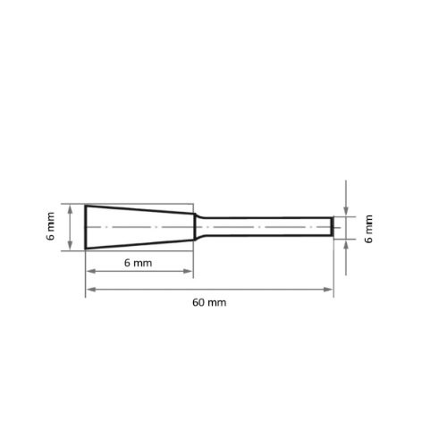 Grot frez HSS MFN o specjalnym kształcie do stali nierdzewnej/stali 6×6 mm trzonek 6 mm | cięcie 5 - obrazek 3