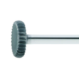 HSS MF specjalny kształt miniaturowy frez walcowo-stożkowy do stali nierdzewnej/stali 12×2,6 mm trzpień 3 mm | cięcie 5