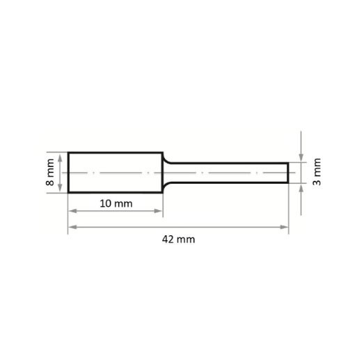 Grot walcowy HSS MF do stali nierdzewnej/stali 8×10 mm trzonek 3 mm | cięcie 5 - obrazek 4